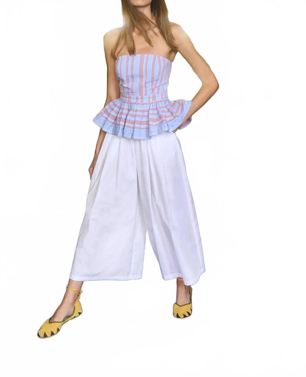NEW HUNTER BELL whisper pants in white